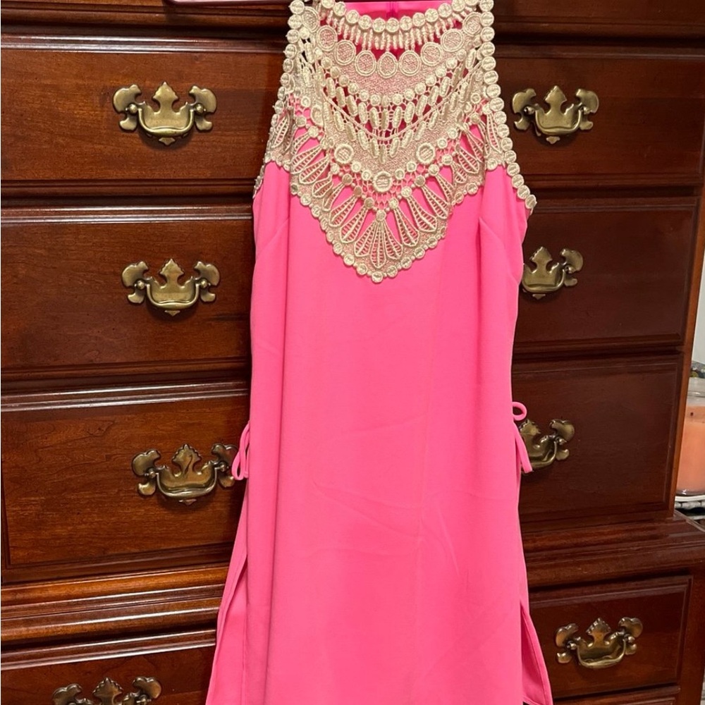 Lilly Pulitzer Vibrant Pink romper